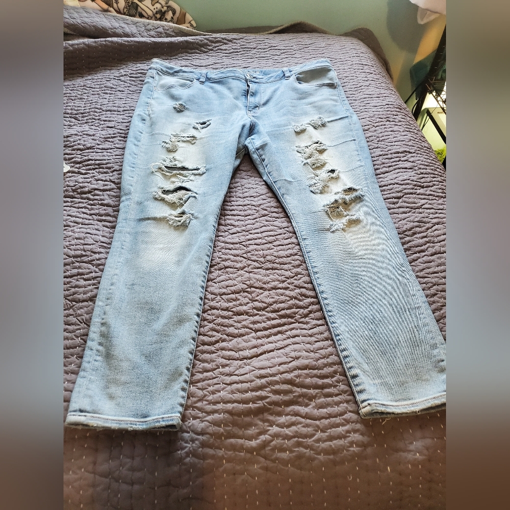 American Eagle Outfitters Distressed Skinny Jeans